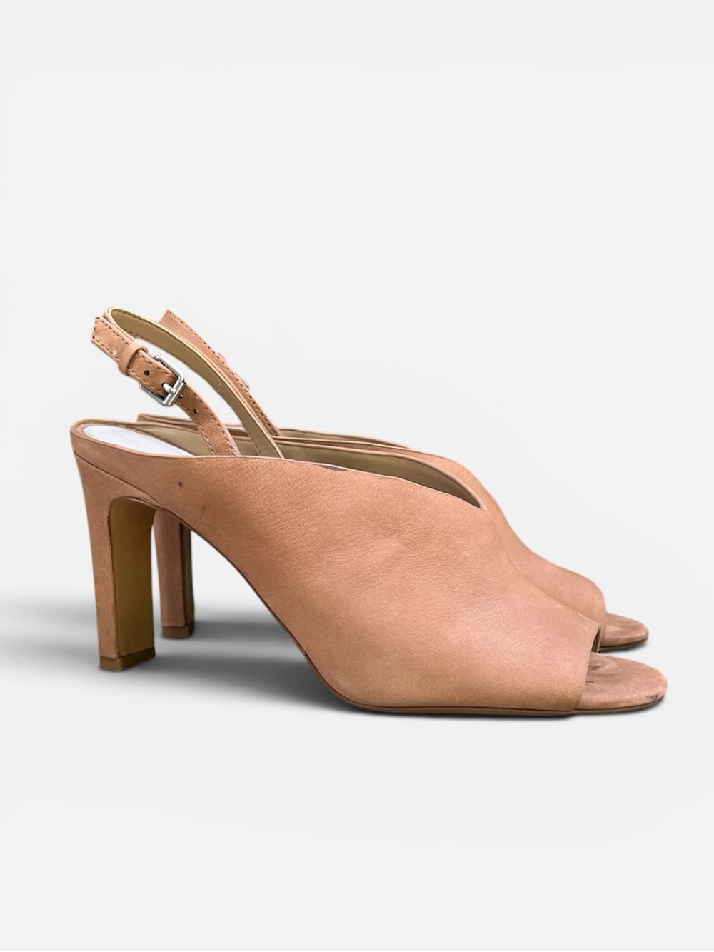 1. State “Pettle” Nubuck Slingback Sandal in Tan Women’s Size 9